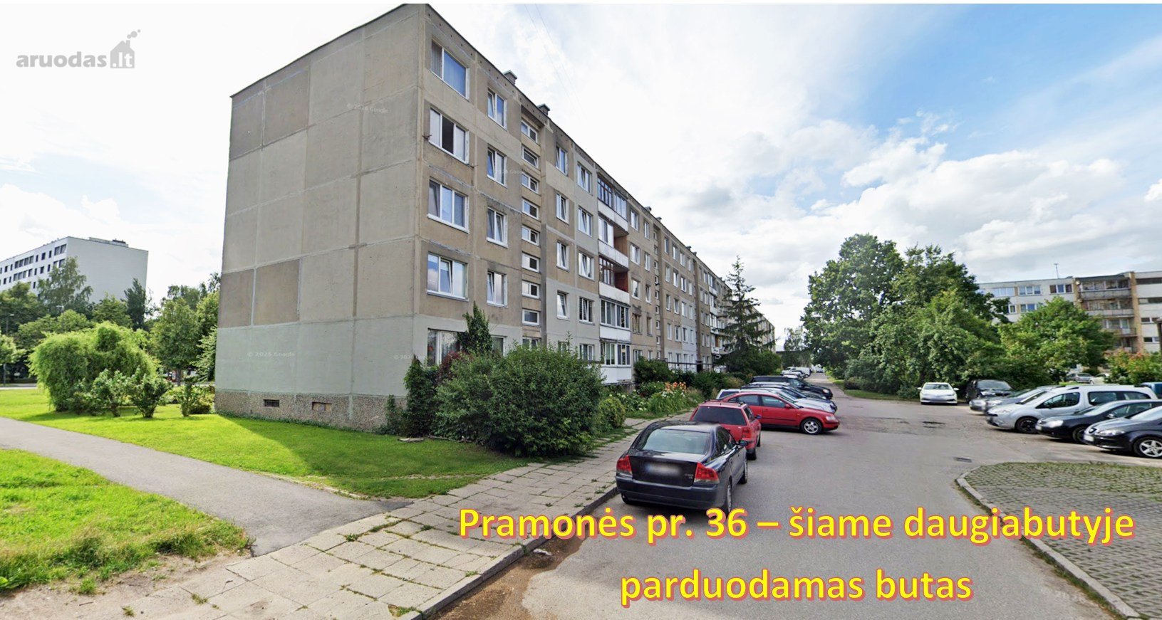 Parduodamas 1-o kambario (33,01 kv.m.) butas