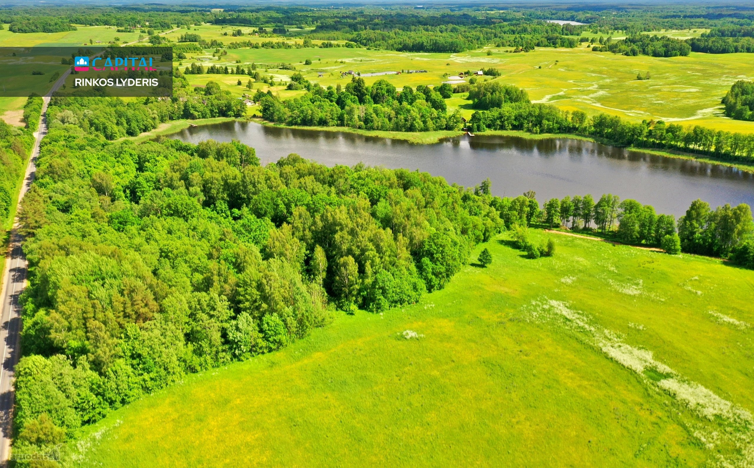 Parduodamas 341 Arų Sklypas, Puikioje Vietoje