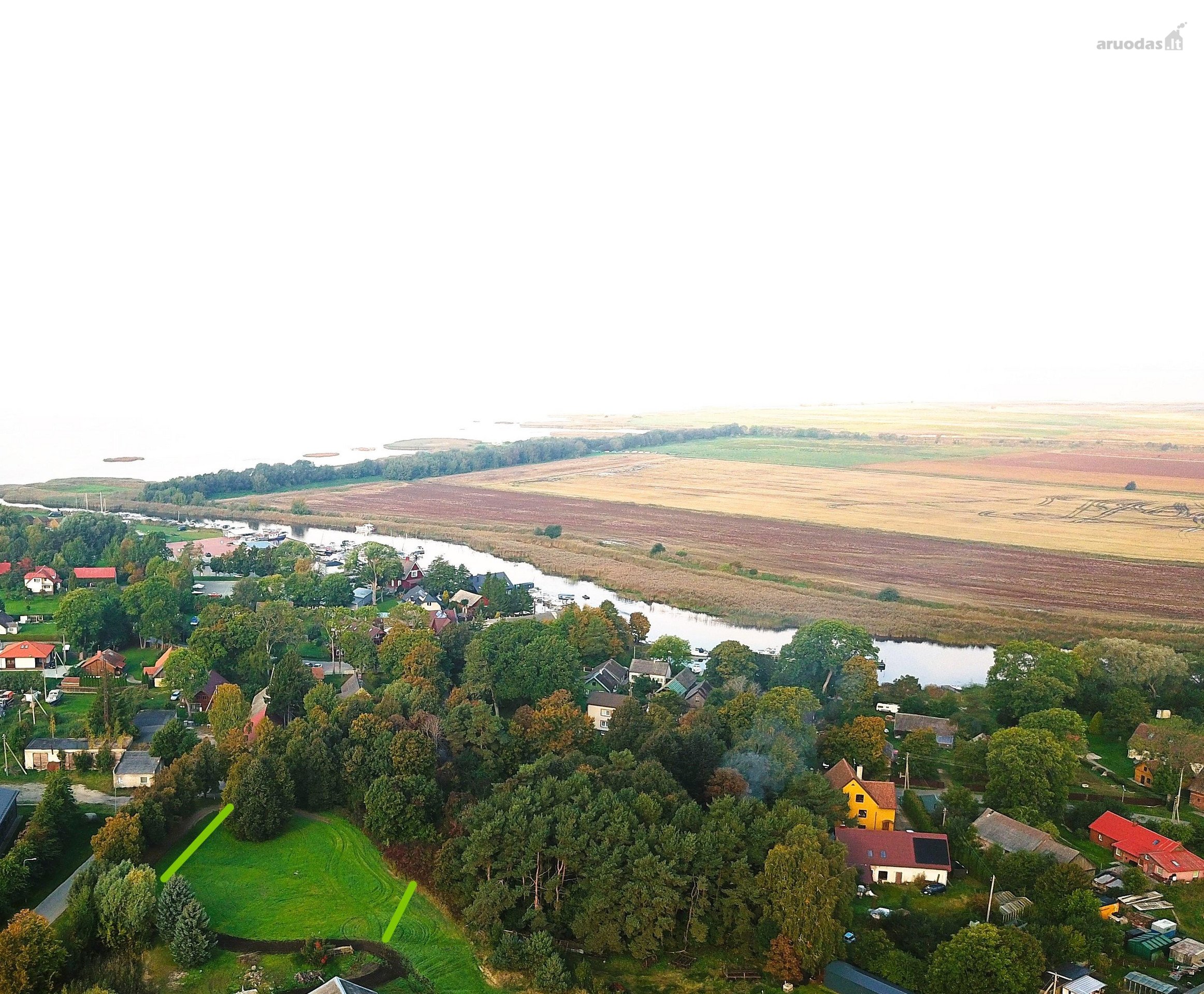 Parduodamas 36,76 arų Sklypas Drevernoje