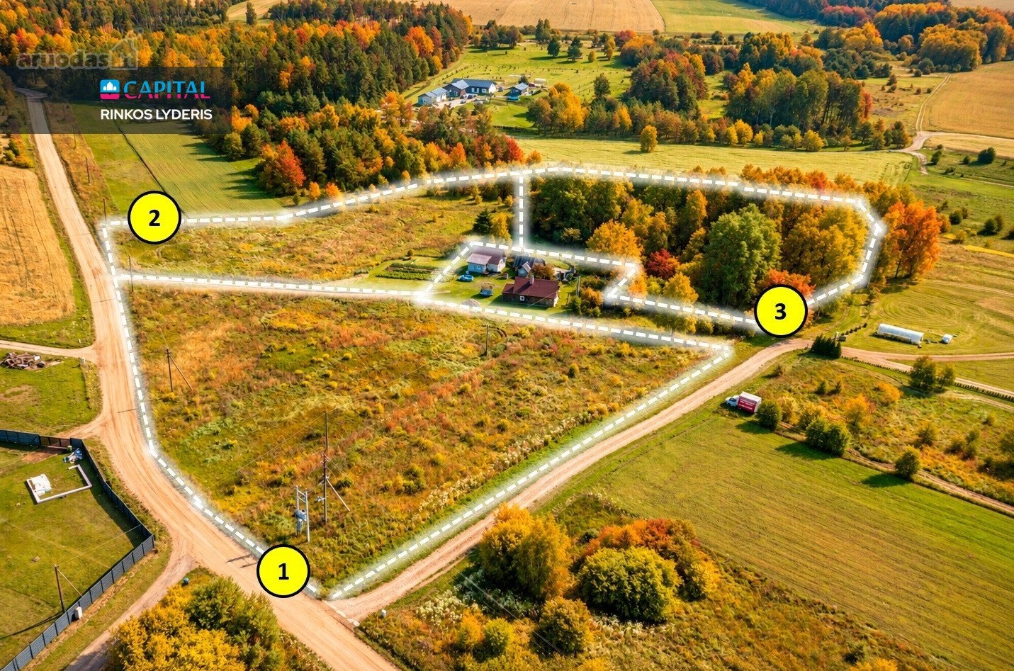 „Pirkite žemę – jos daugiau niekas nebegamina