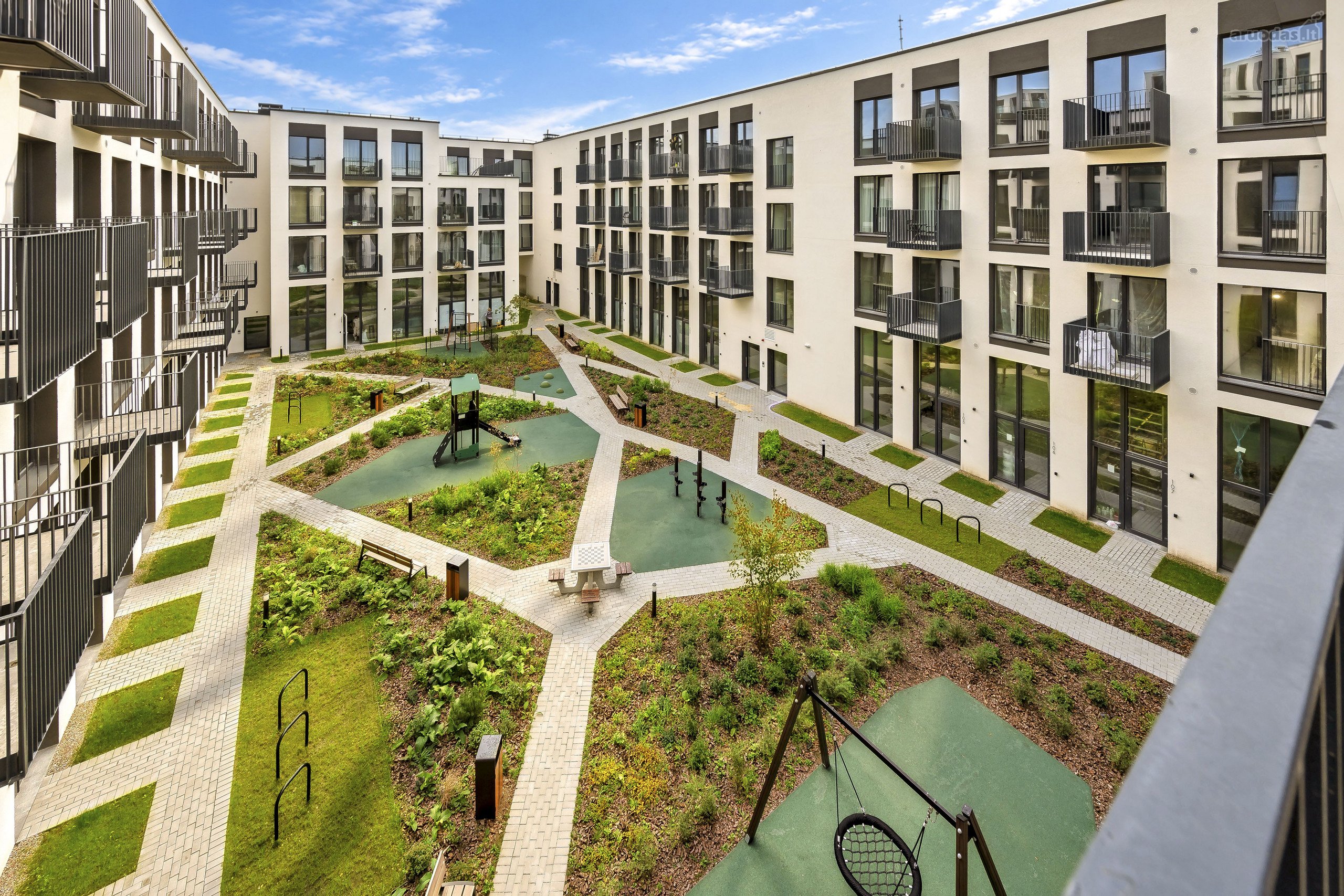 Stilingi 1 Kambario Apartamentai Su Balkonu