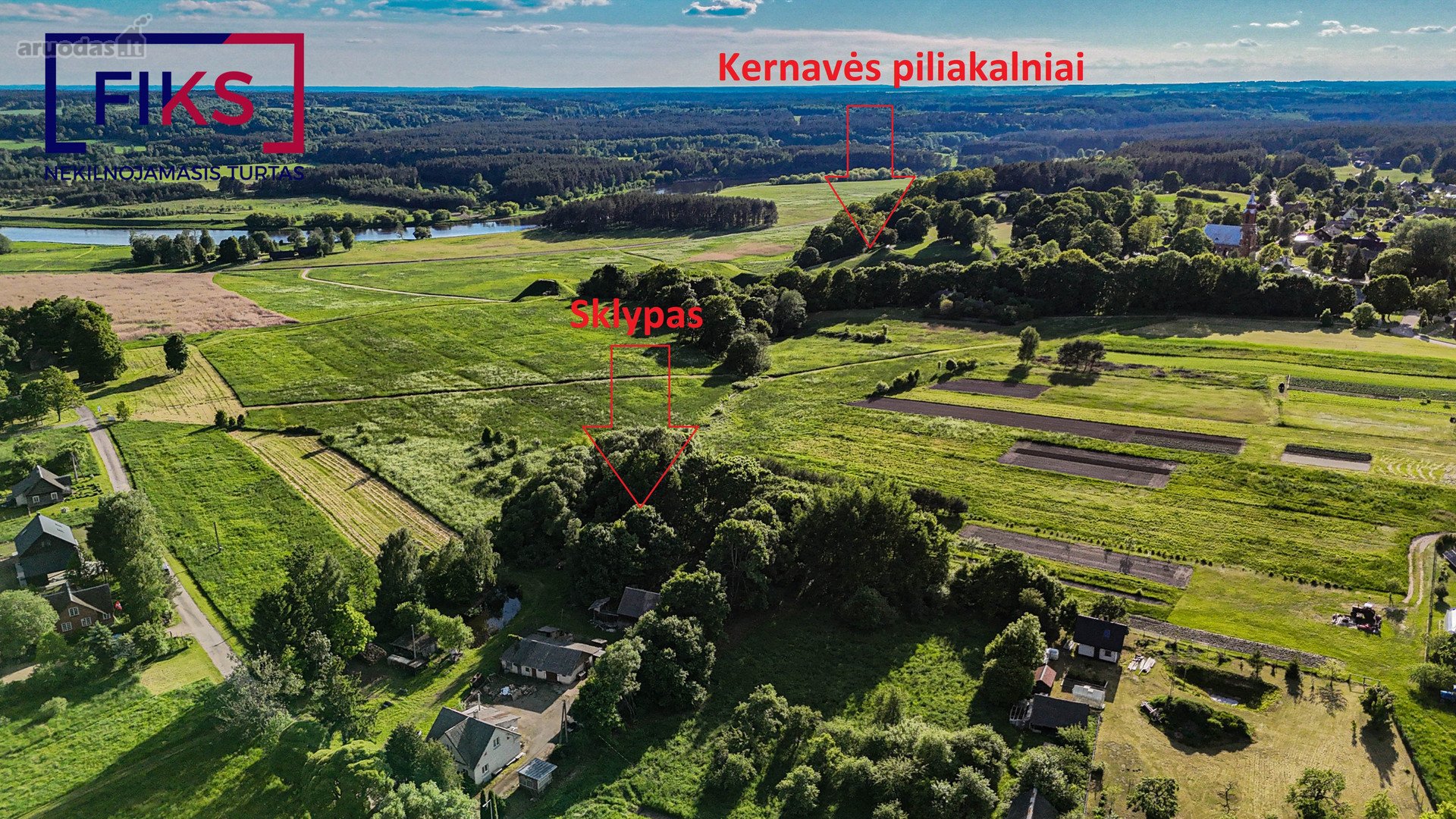 Parduodamas Išskirtinis 25,88 Arų Namų Valdos