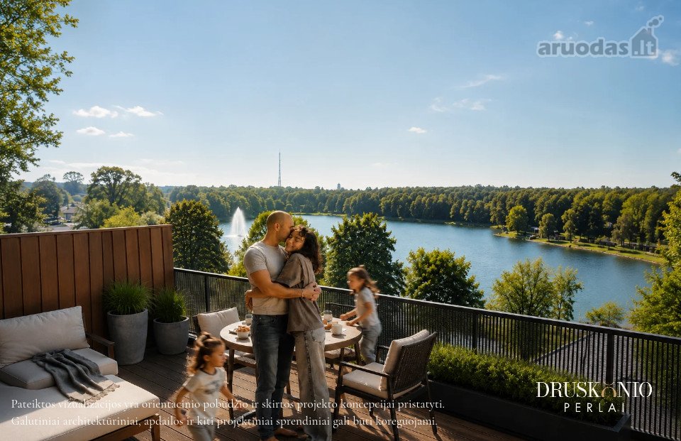 3 Kambarių Butas Su 70 M² Stogo Terasa
