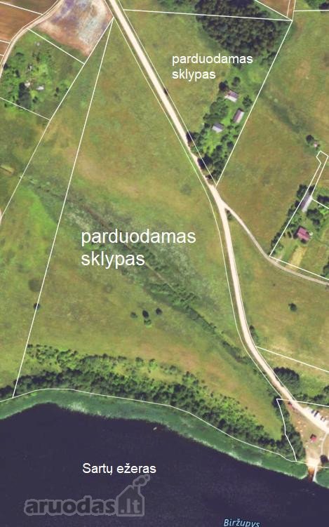 Parduodamas 7,518 ha žemės sklypas Ežero g.
