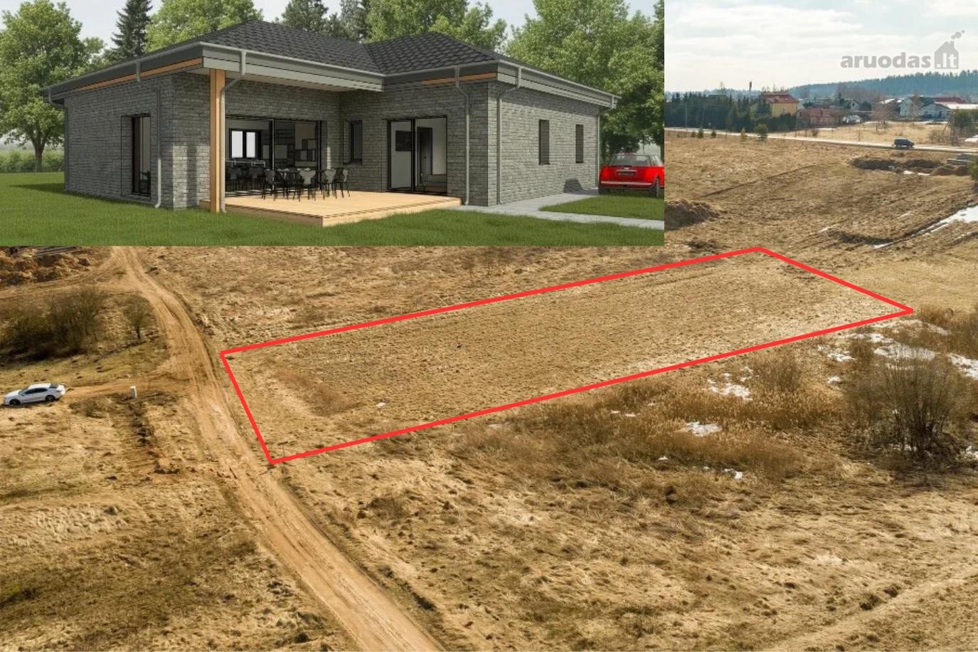 Parduodamas 22,44 A Sklypas Riešėje Su