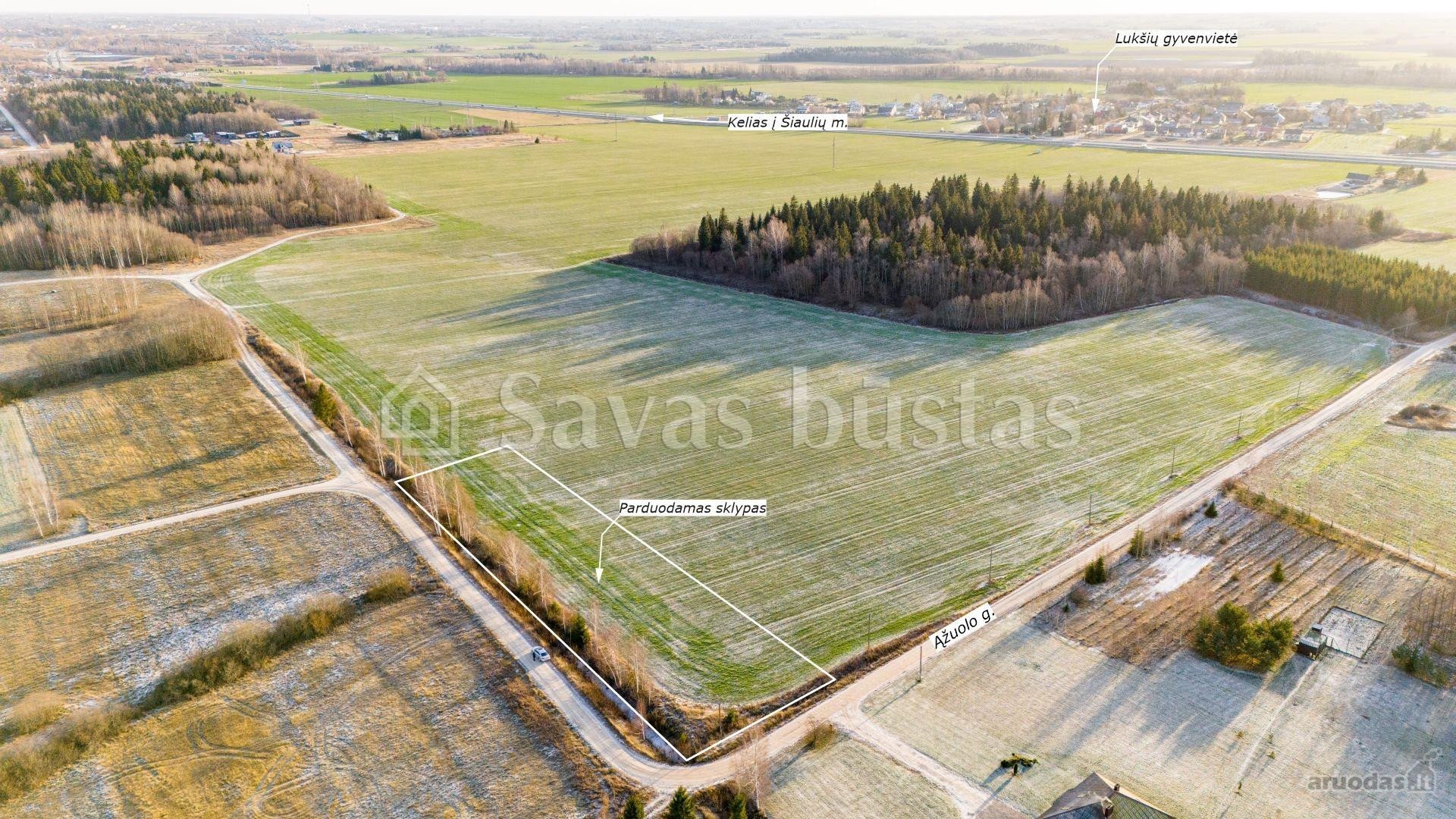 Parduodamas 43,5 arų žemės ūkio paskirties