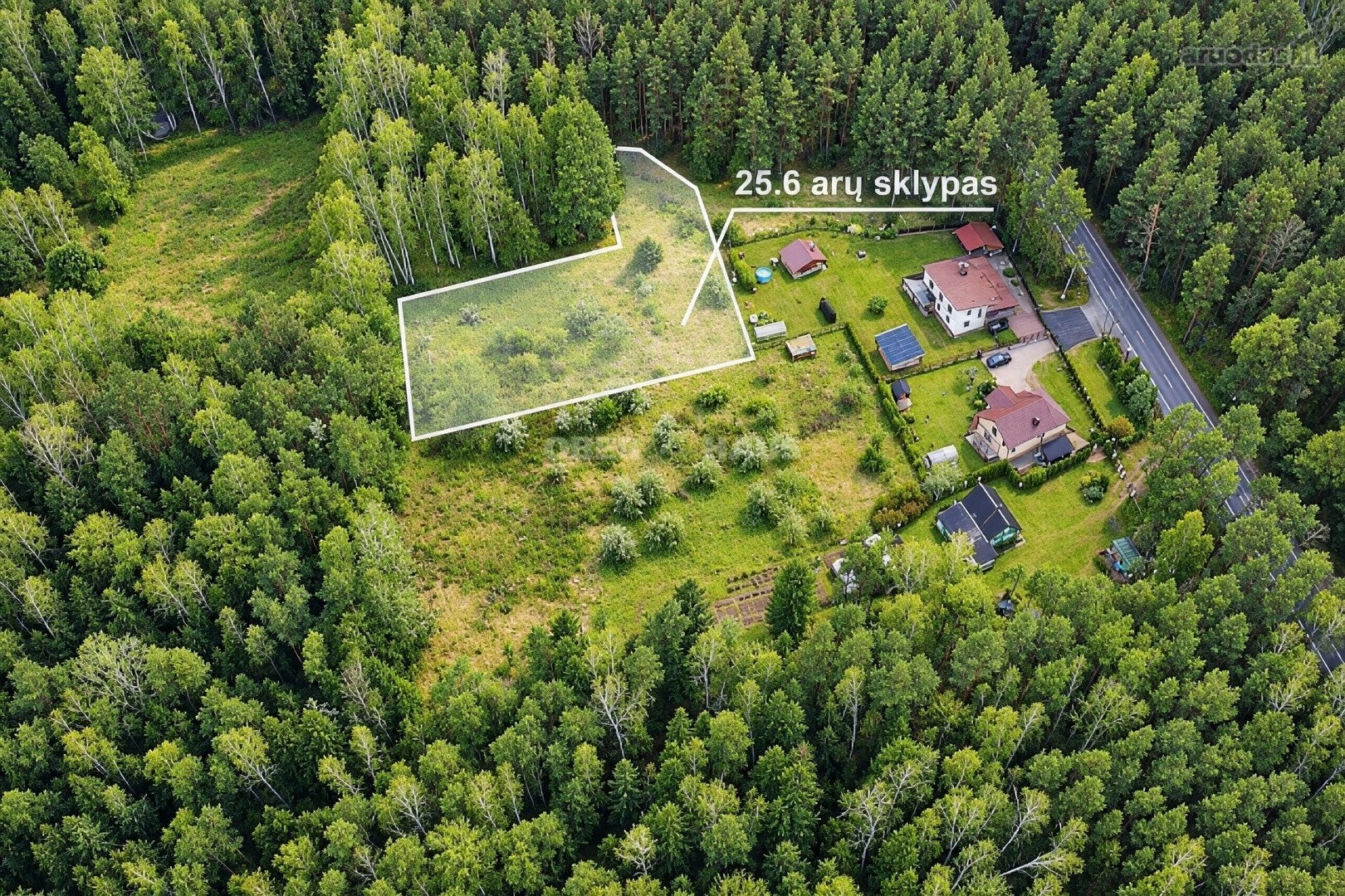 Parduodamas 25,61 A Namų Valdos Sklypas Miško