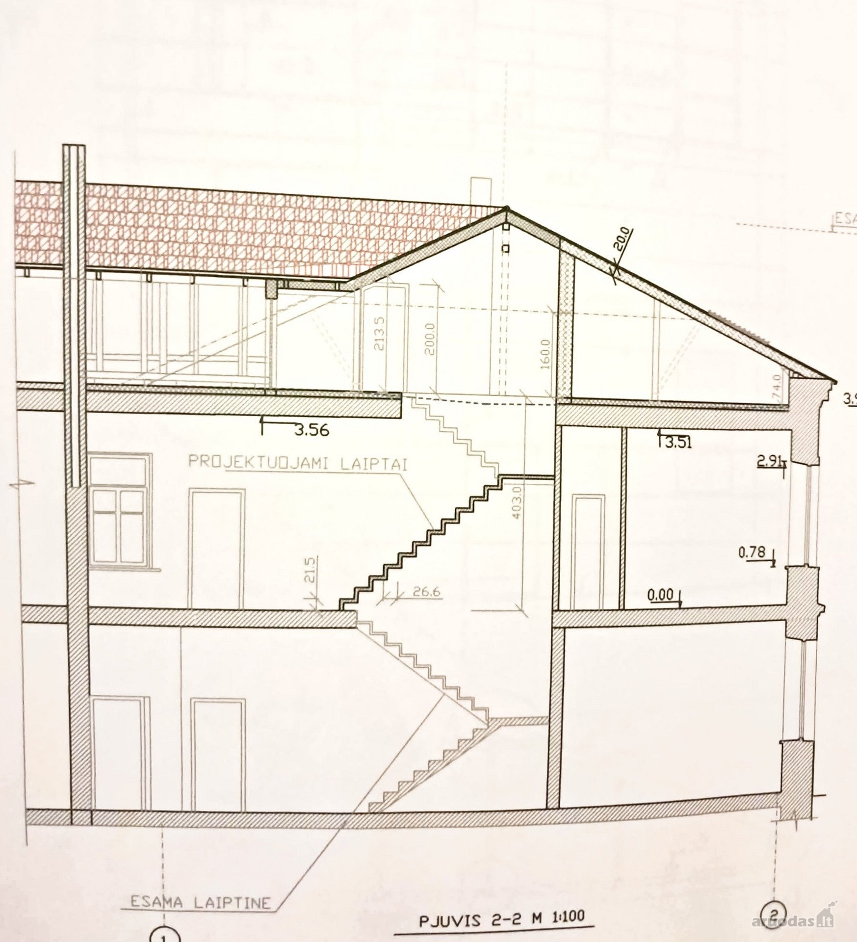 Parduodama palėpė Vilniaus senamiestyje,