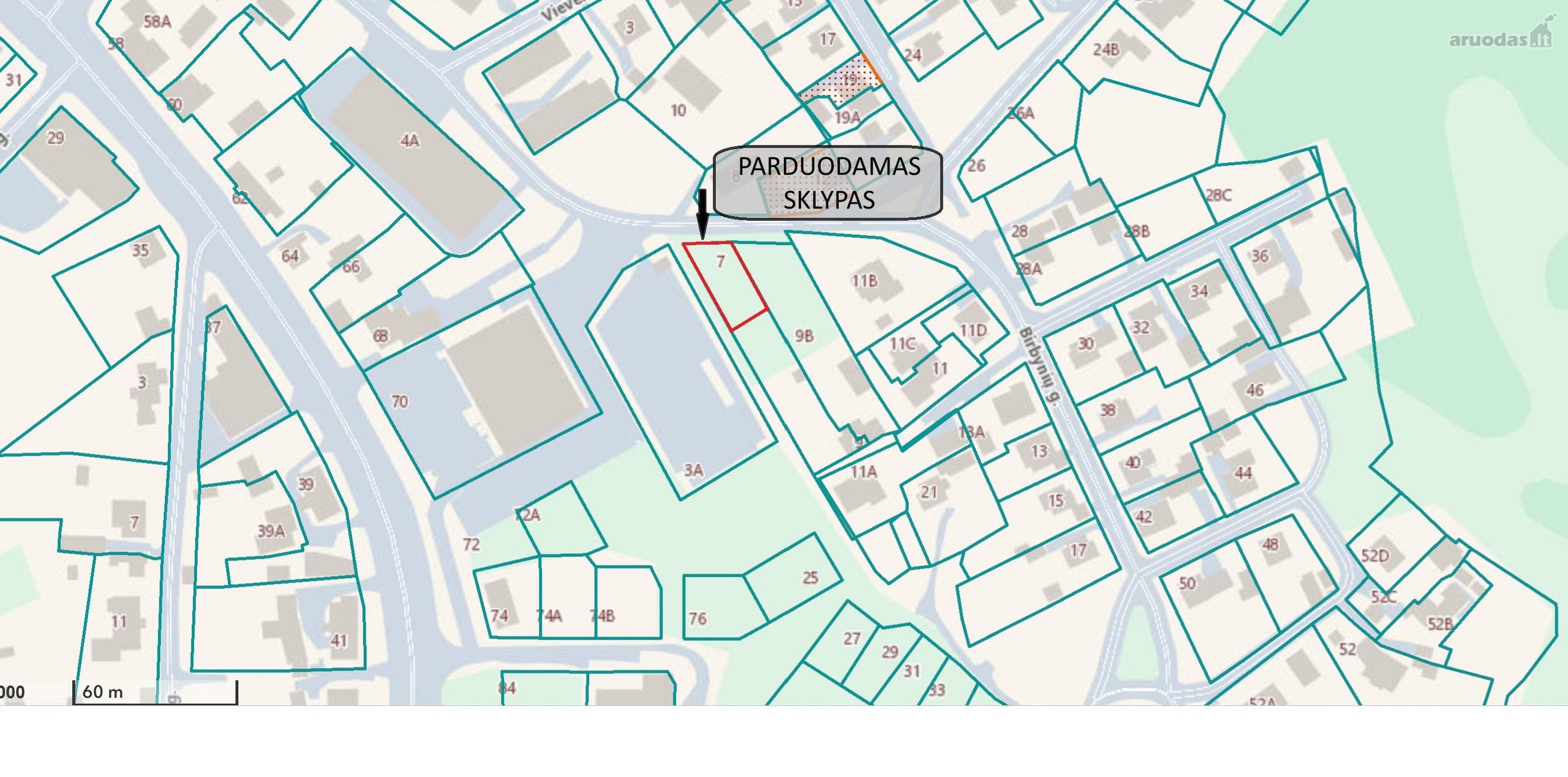 Parduodamas strategiškai patogioje vietoje
