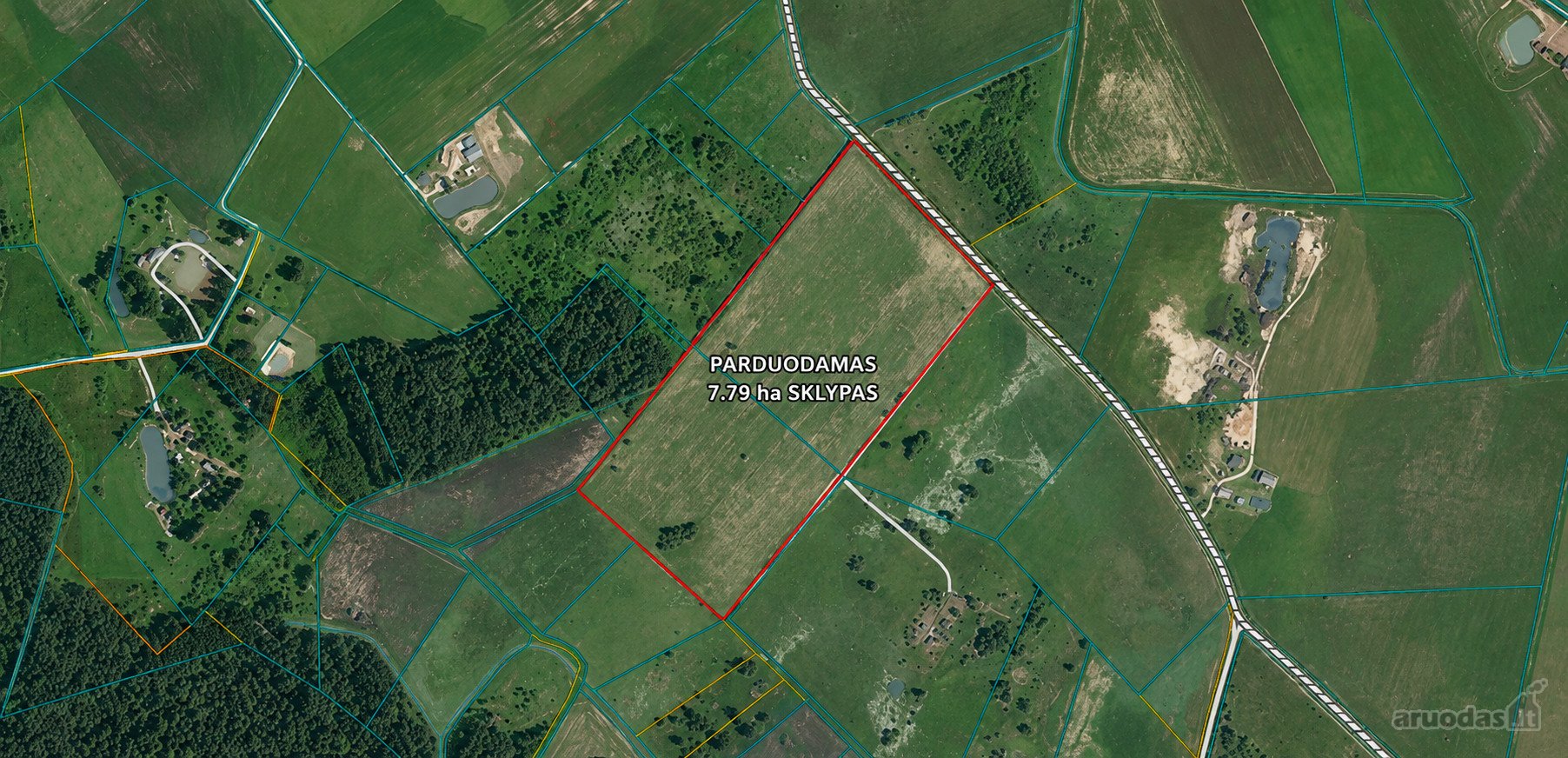 Parduodamas 7,79 Ha Ploto Žemės Ūkio