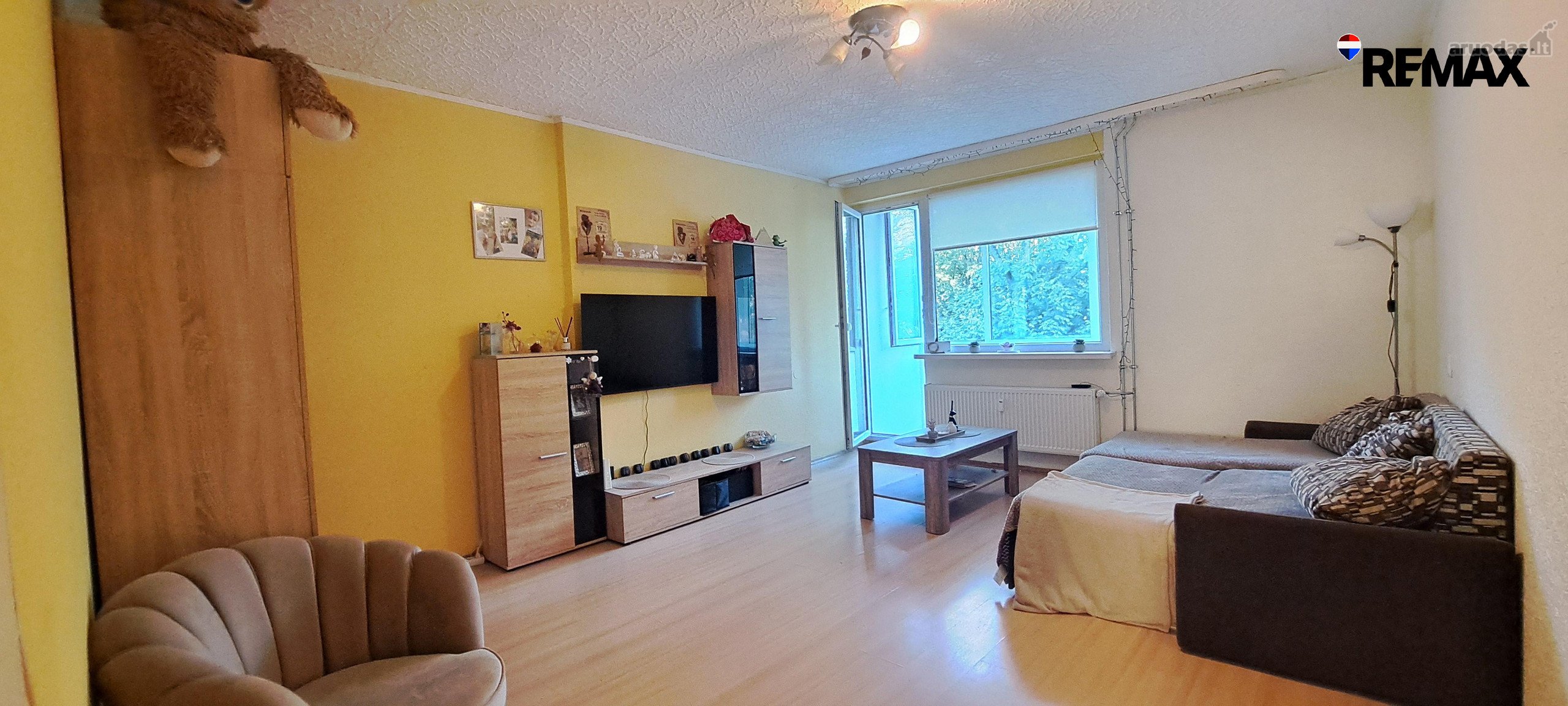 Parduodamas erdvus, tvarkingas 2 kambarių
