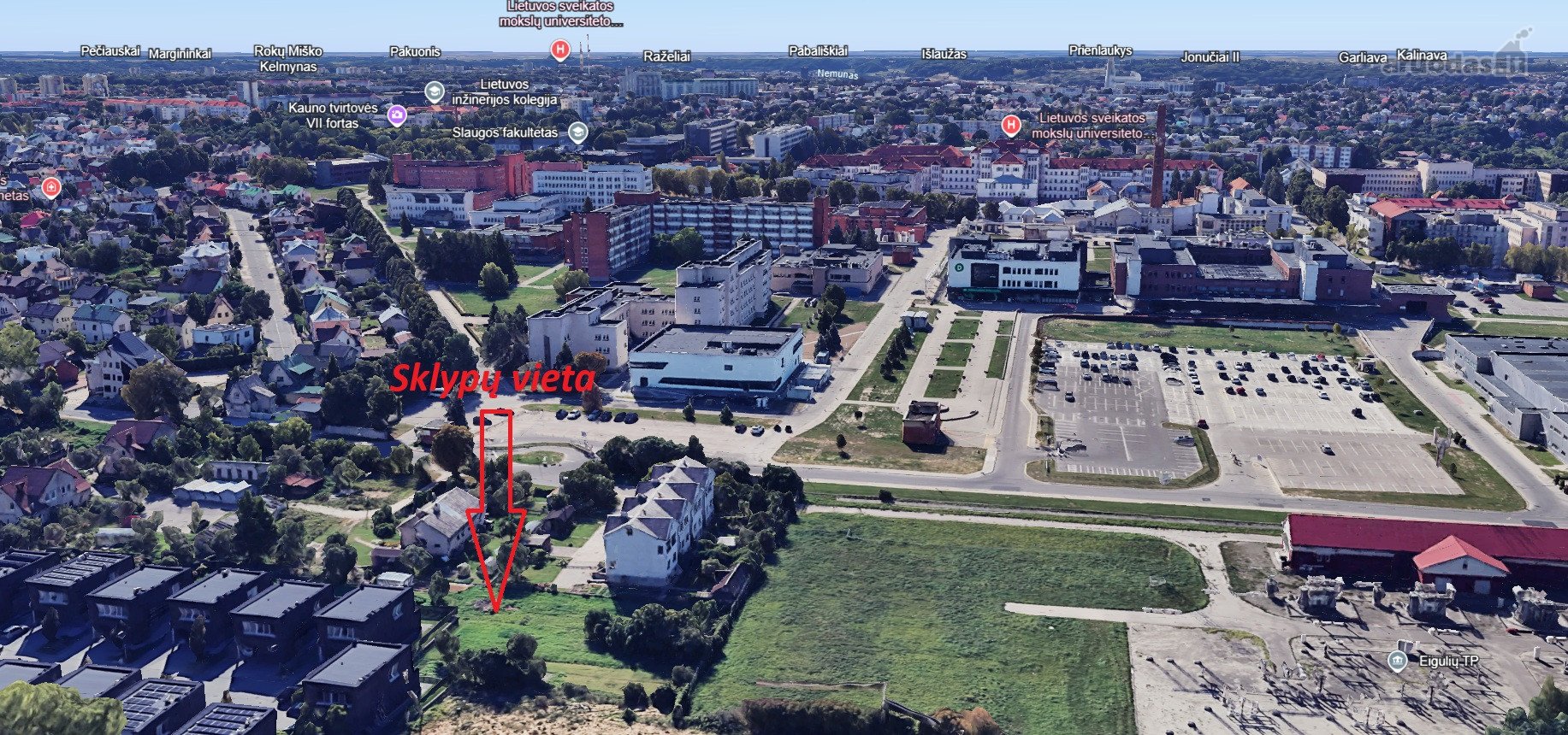 Parduodamas Du Sklypai Šalia Kauno Klinikų.