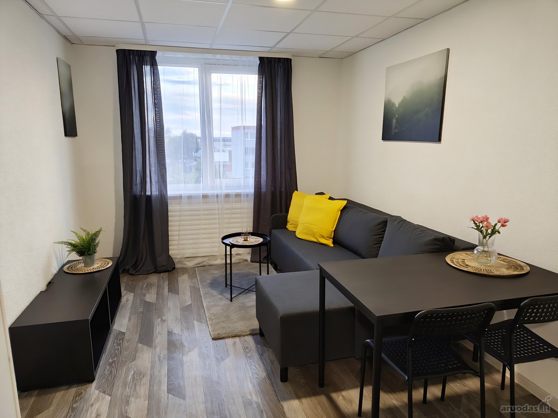 Nuomojamas Erdvus 20 m² Studijos Tipo Butas