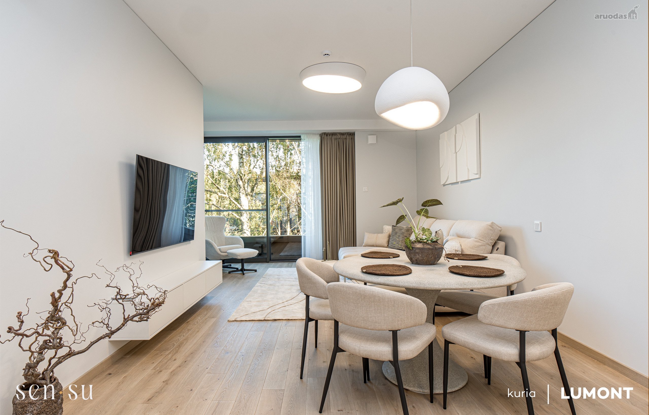 Apartamentai, į kuriuos belieka atsivežti