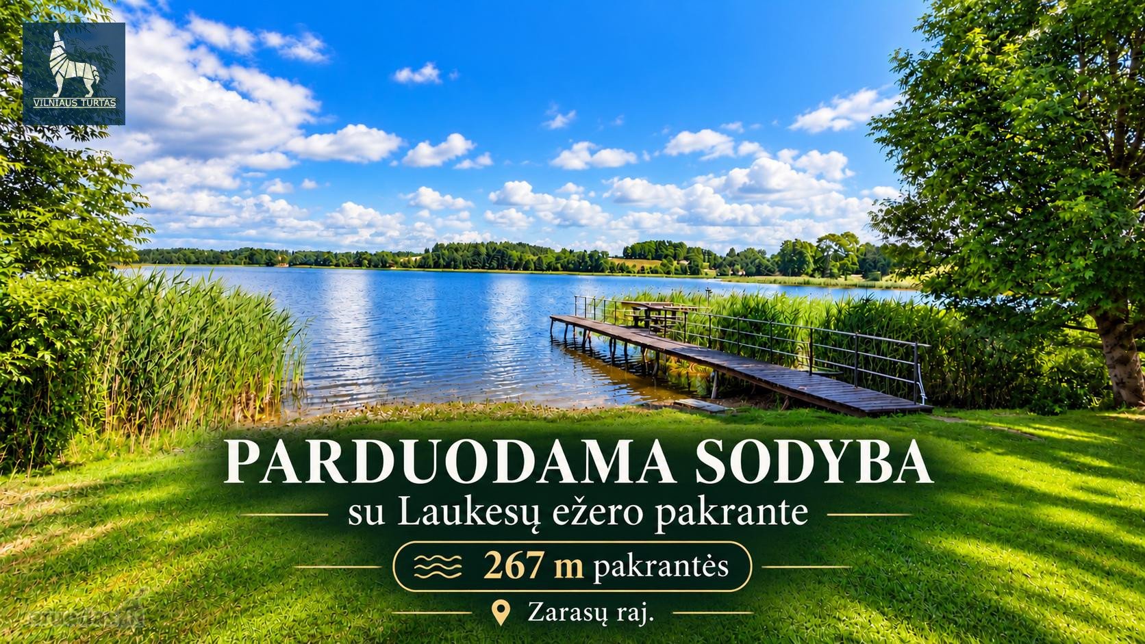 Parduodama Sodyba Su 267 M Laukesų Ežero