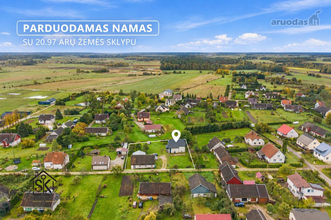 Parduodamas Namas Su 20.97 Arų Žemės Sklypu