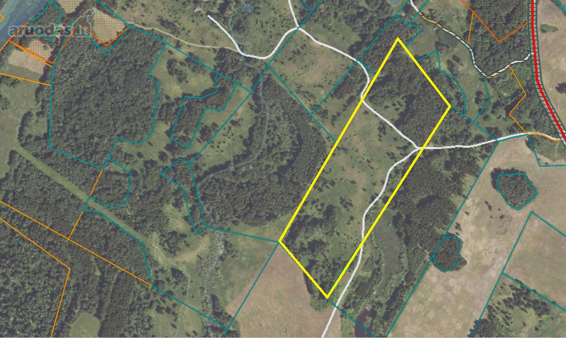 Parduodamas 8,19ha žemės ūkio sklypas Zarasų