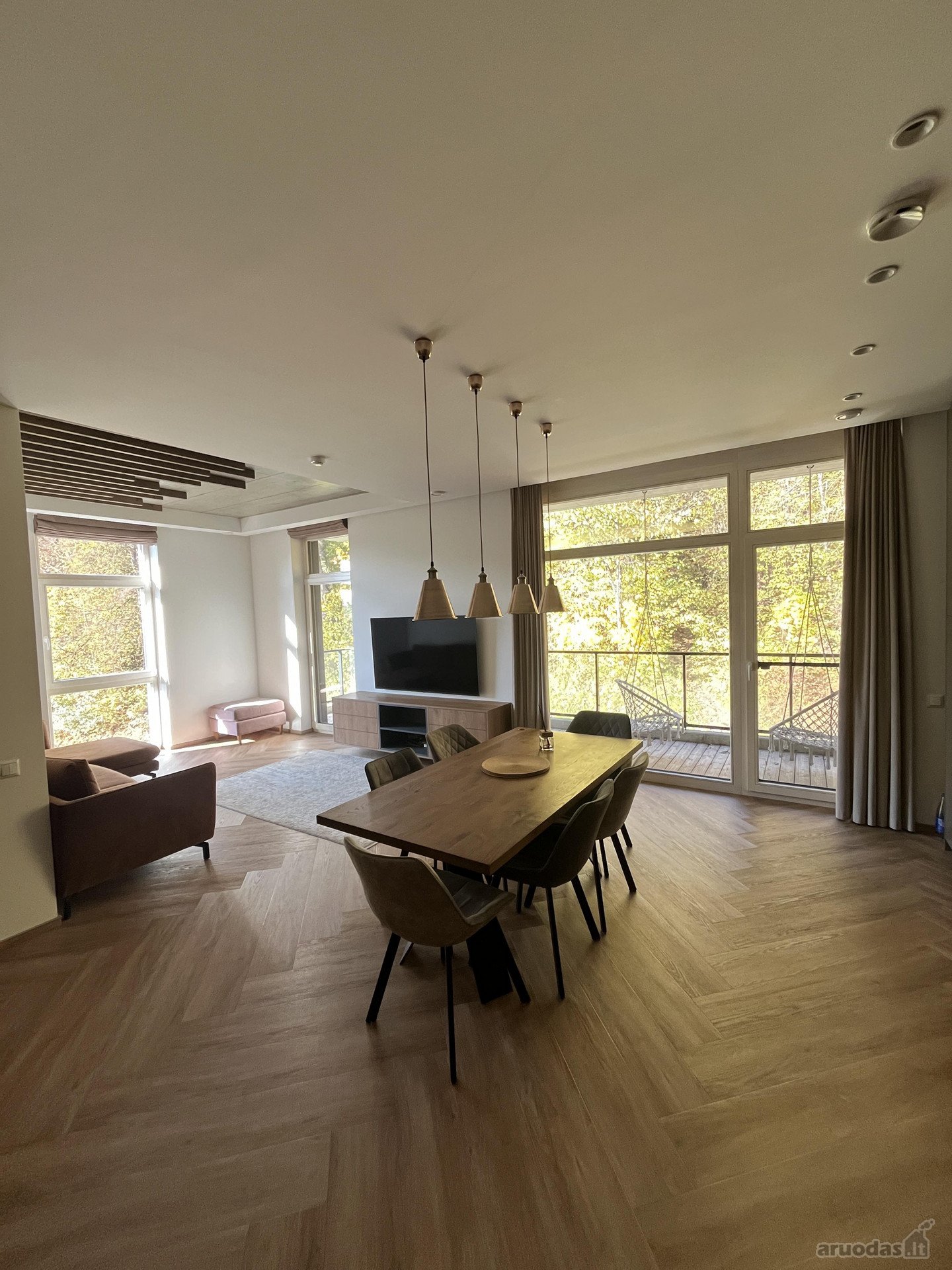 Nuomojamas 78 m², pilnai įrengtas ir jaukus