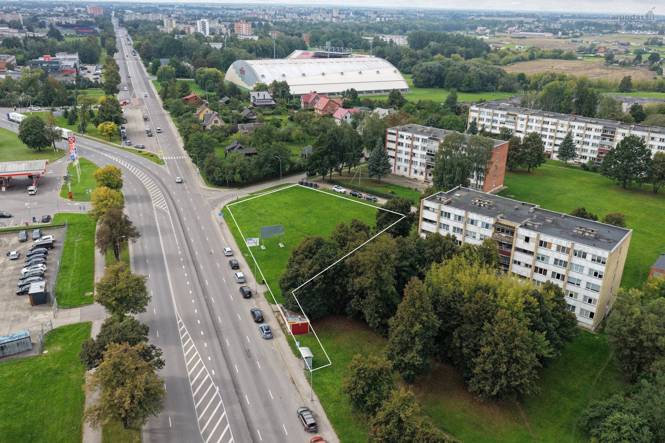 Parduodamas komercinės paskirties sklypas