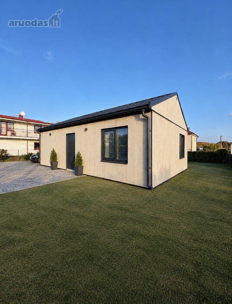 Naujas Pilnai Įrengtas 50 m² Namas Su Net 6