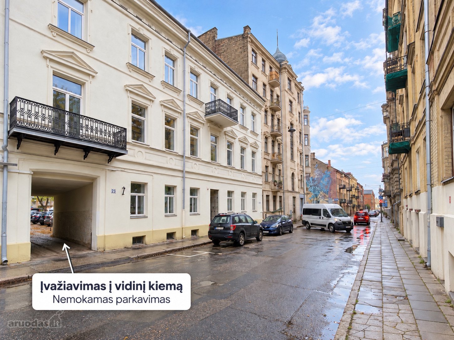 Nuomojamas Erdvus 2 Kambarių Butas