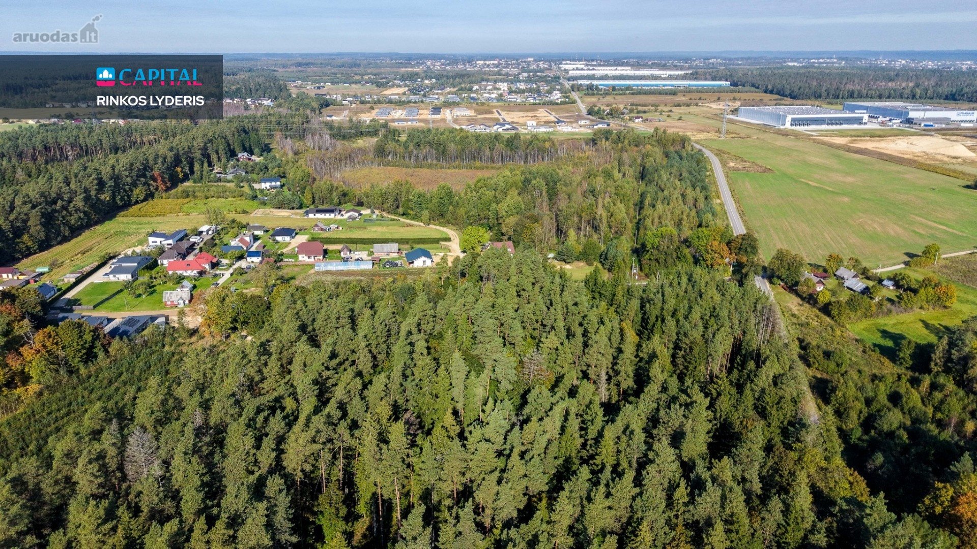 16 Ha Gamtos Apsuptas Sklypas Vos ~20 Km Nuo