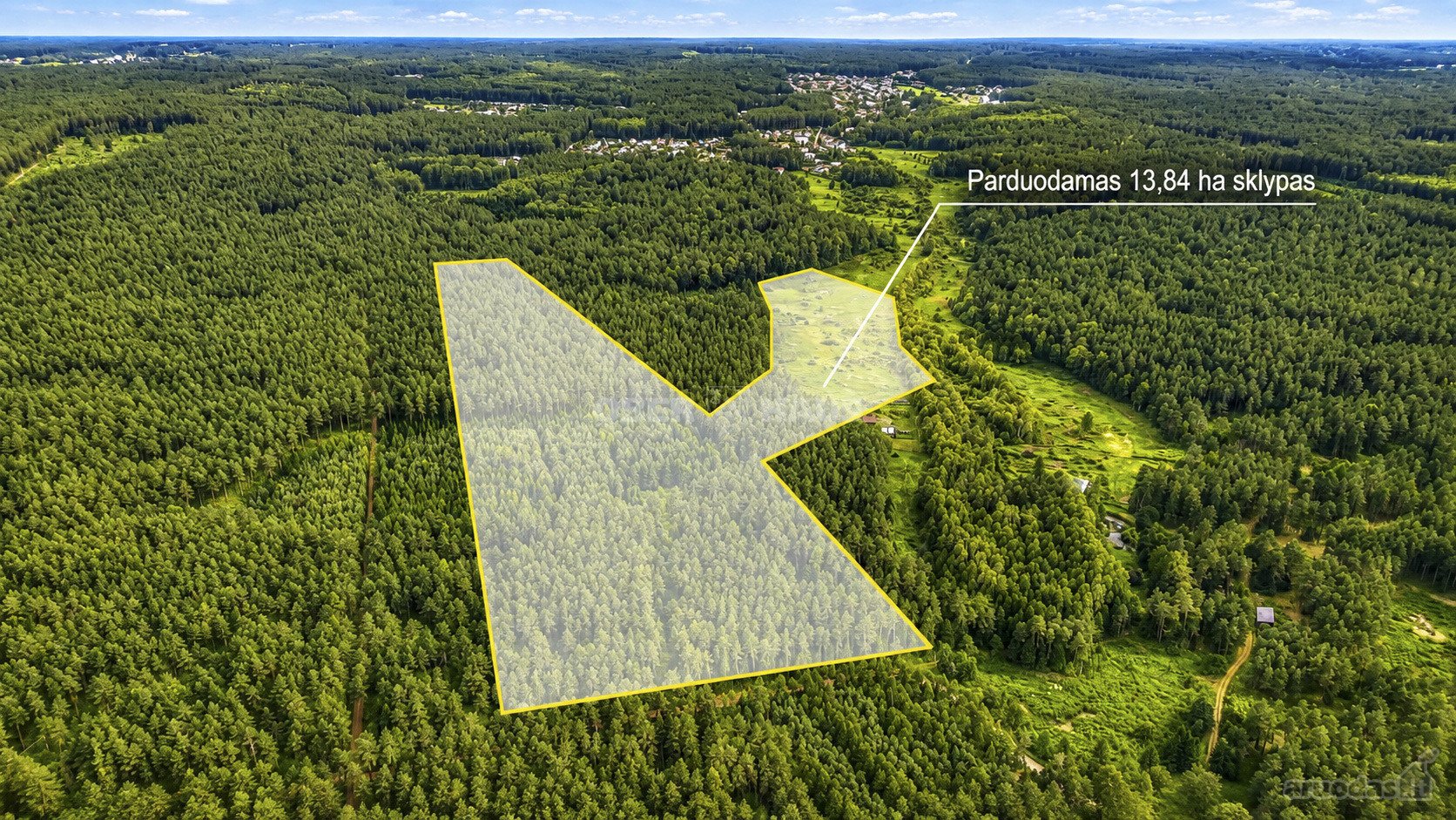 Parduodami trys žemės sklypai Nemenčinės