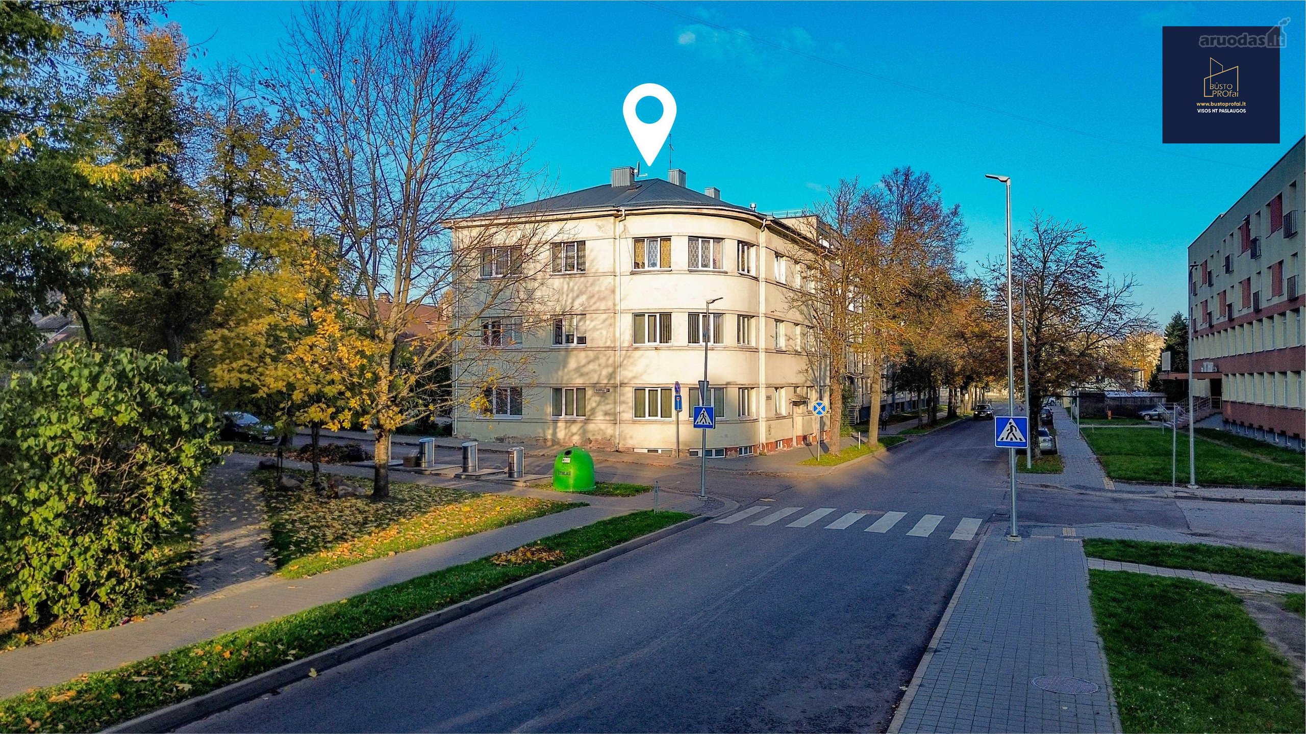 Parduodamas erdvus 4 kambarių butas Katedros