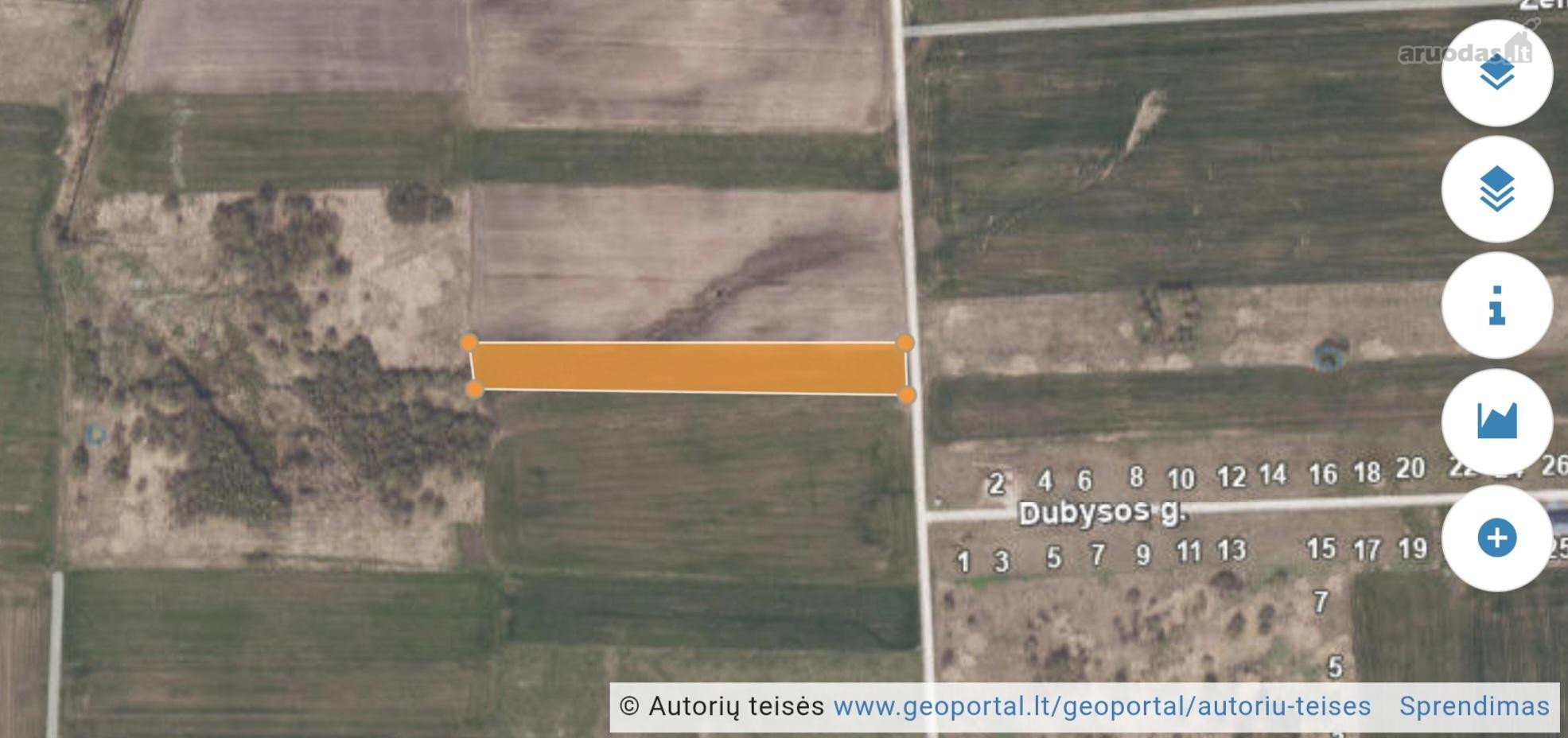 Parduodamas 75 arų žemės ūkio paskirties