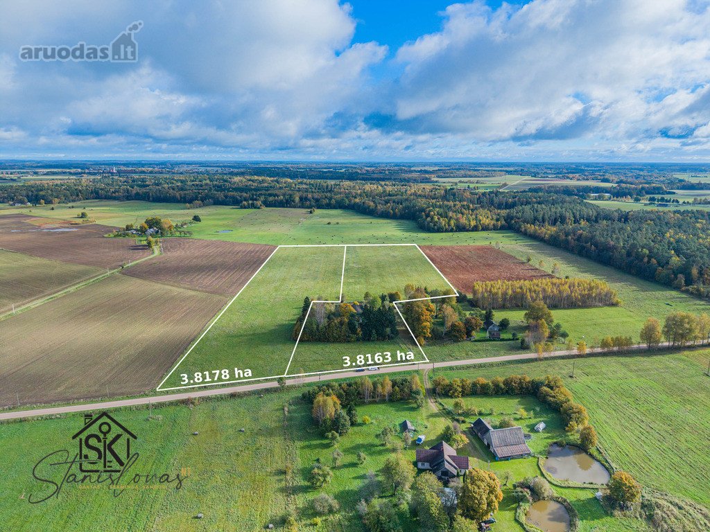 Parduodama Sodyba Su 7,6341 Ha Žemės Sklypais
