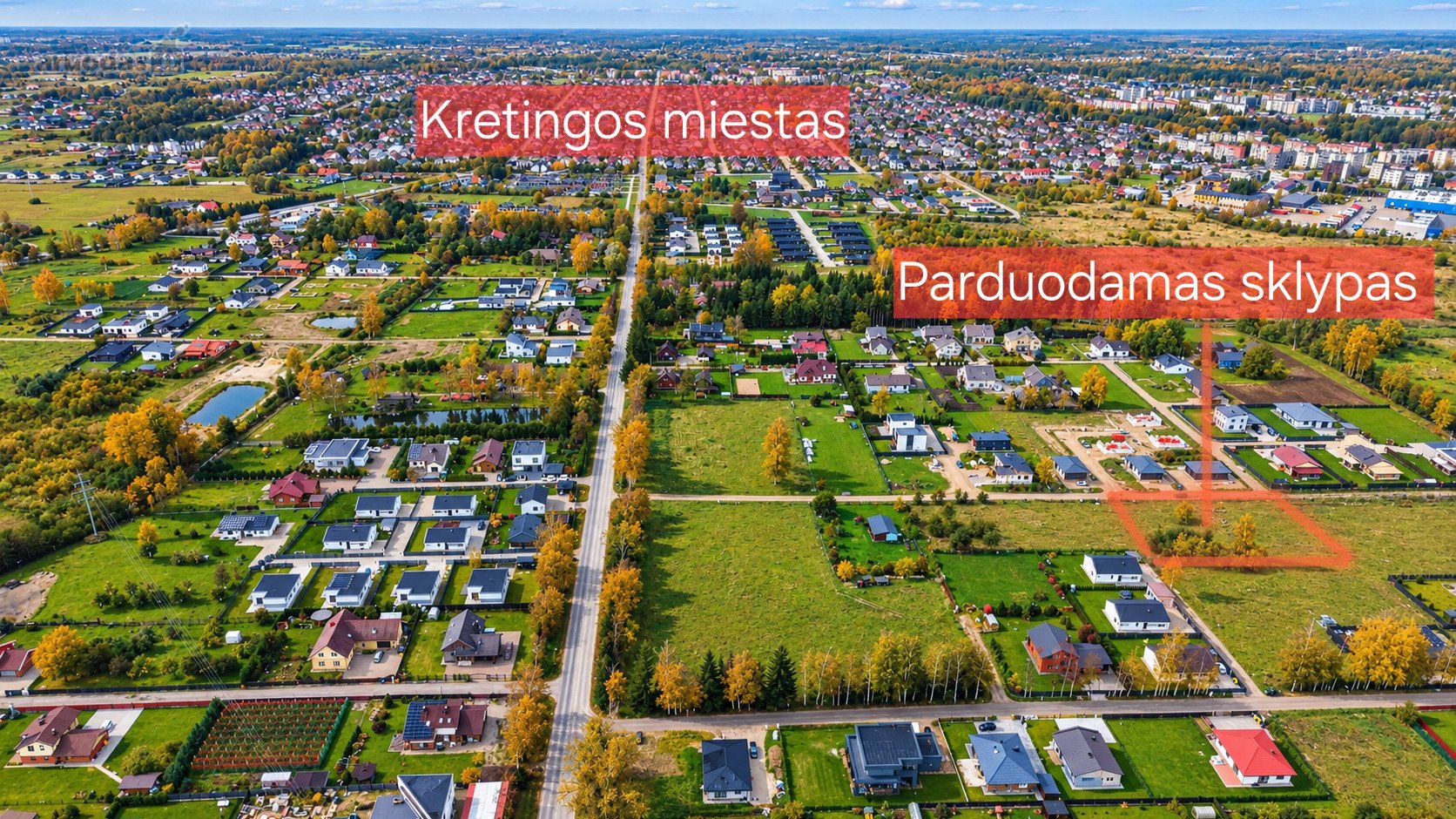 Parduodamas Namų Valdos Sklypas Su