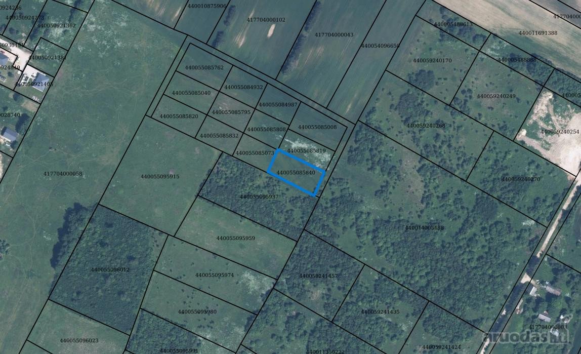 Parduodamas 14.34 arų ploto žemės sklypas