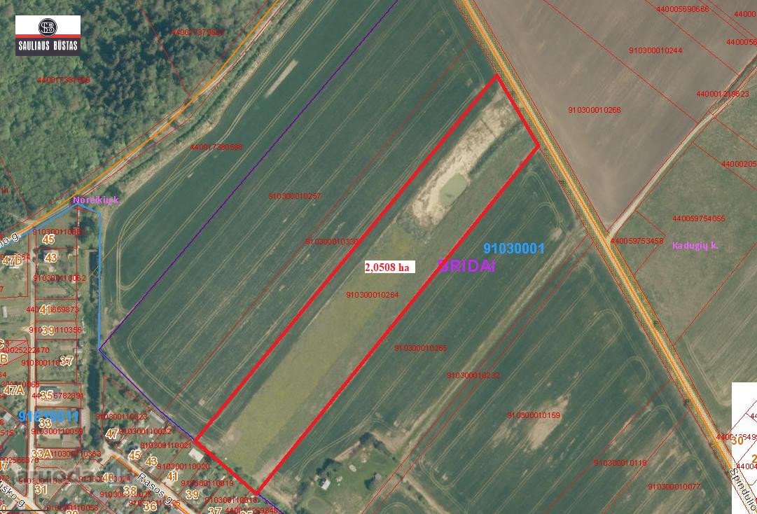 Parduodamas pigiai 2,0508 ha žemės sklypas