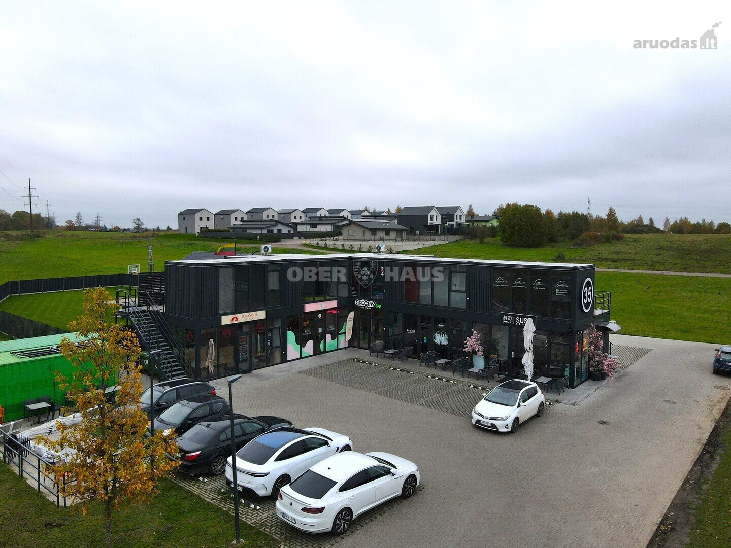 A. Šapokos g. 35, puikiai matomame patalpų
