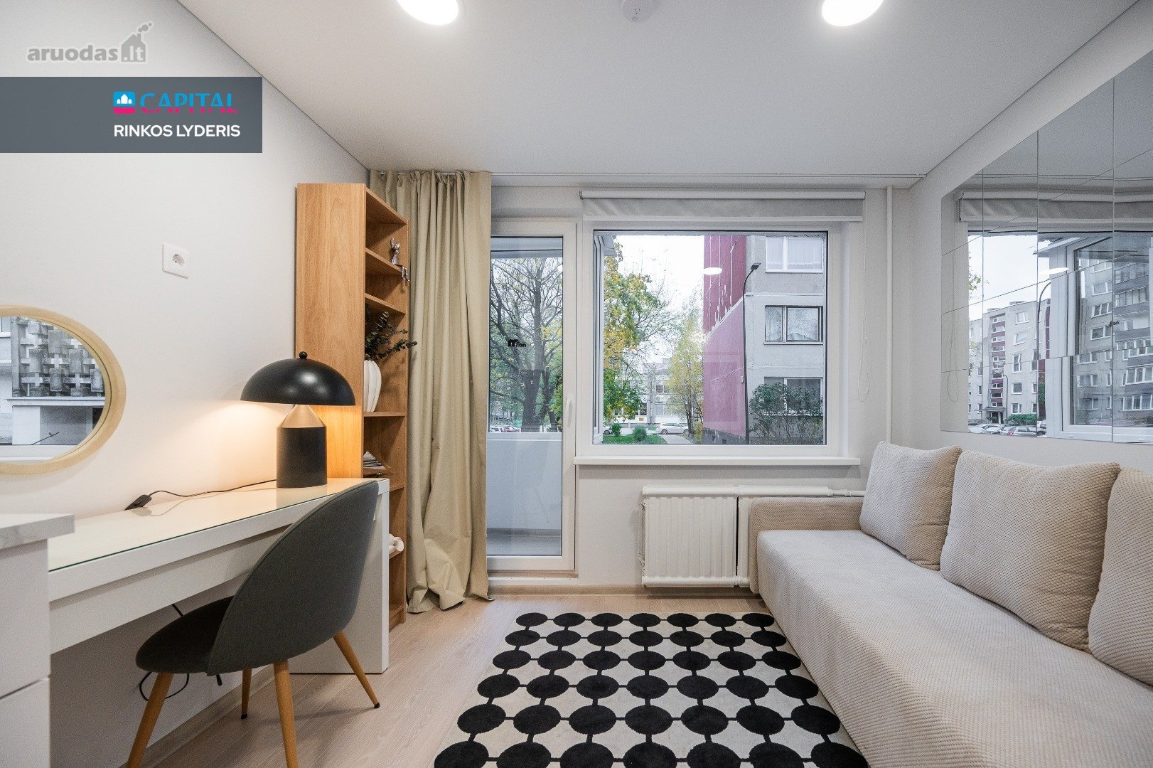 Nuomojama Stilinga 14,36 M² Studija Su