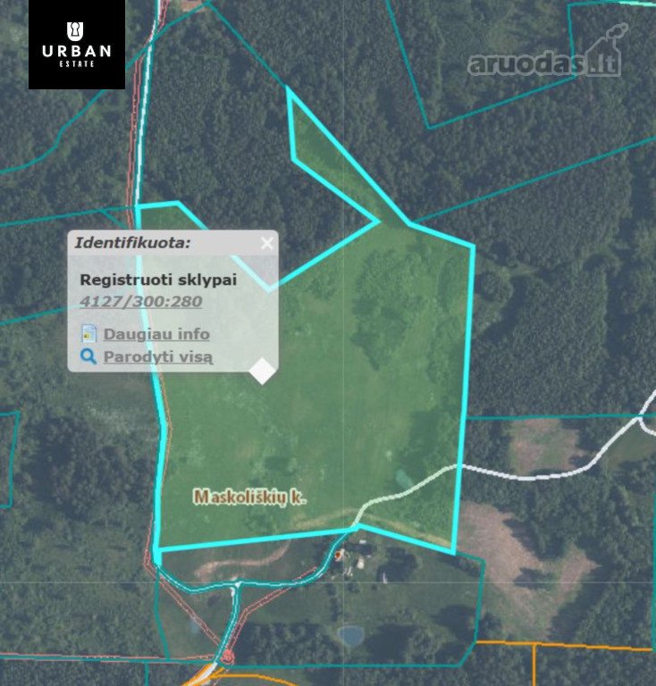 Parduodami 19,26 Ha Žemės Ūkio Paskirties