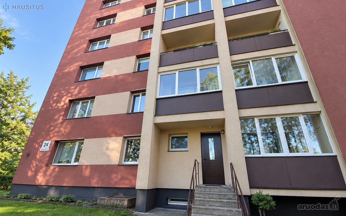 Parduodamas 3 K. Butas, Su Balkonu,