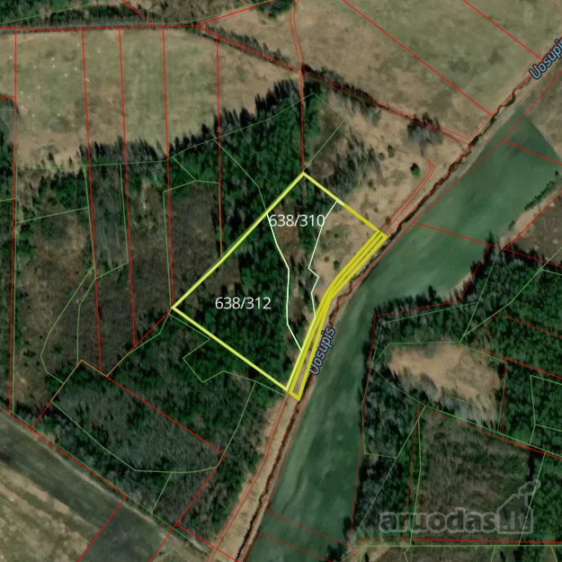 Parduodamas 3,30 ha sklypas Varėnos raj.