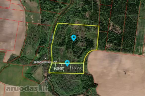 Parduodami du besiribojantys sklypai Mažeikių
