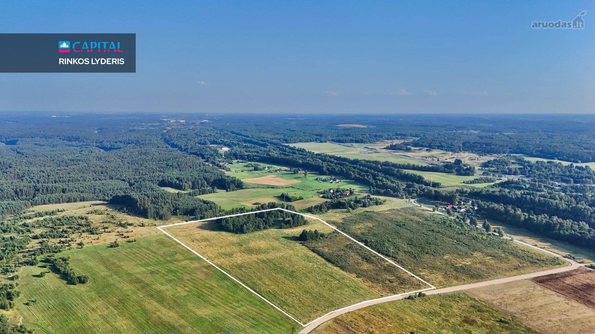 Parduodamas 10,8 ha žemės ūkio paskirties