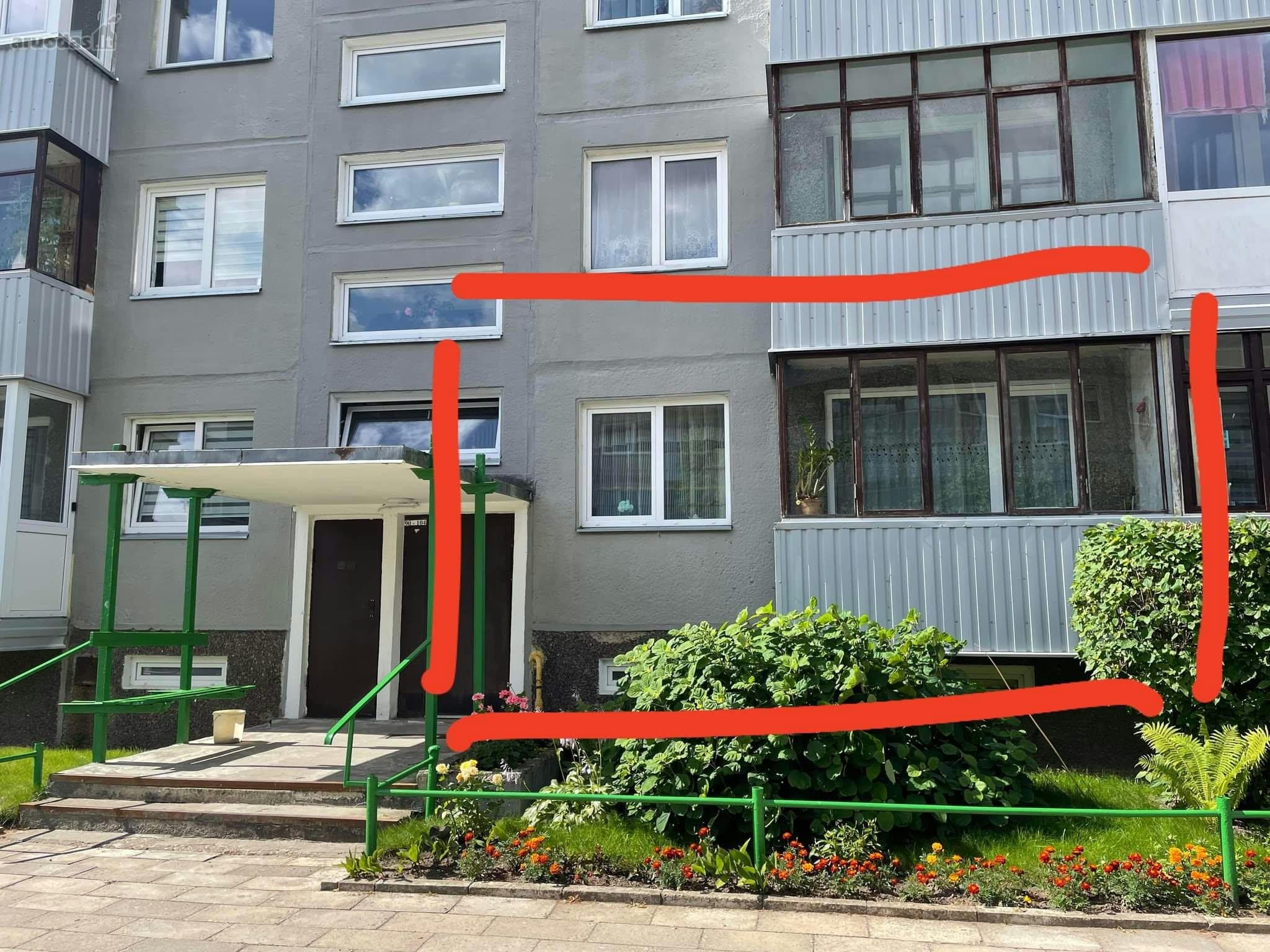 Butas su buitine tehnika,baldais, šiltas