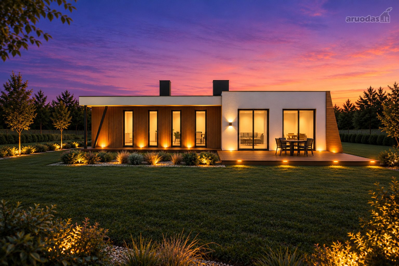 Parduodamas Modernios Architektūros 110 m²