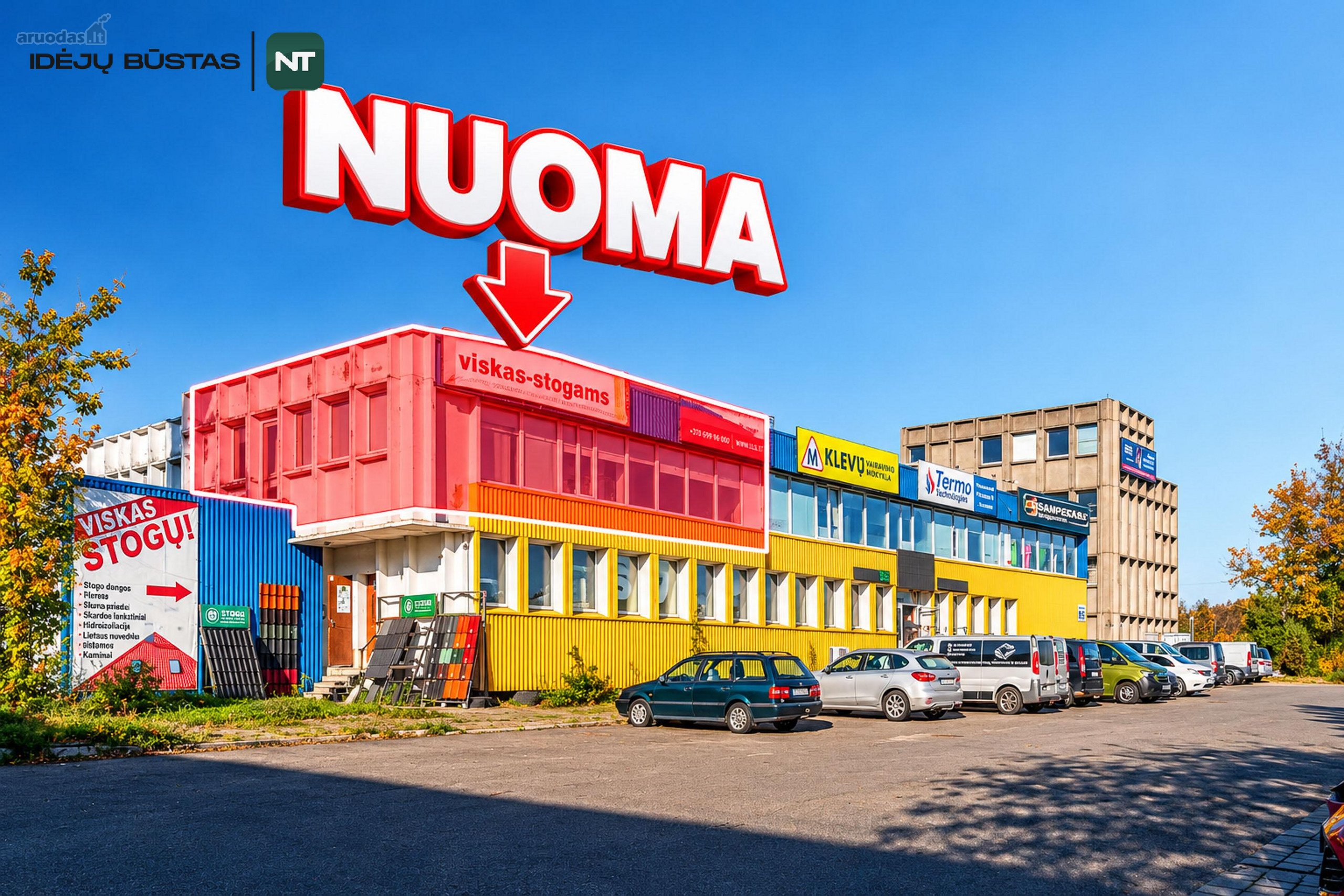 Nuomojamos šviesios, jaukios administracinės