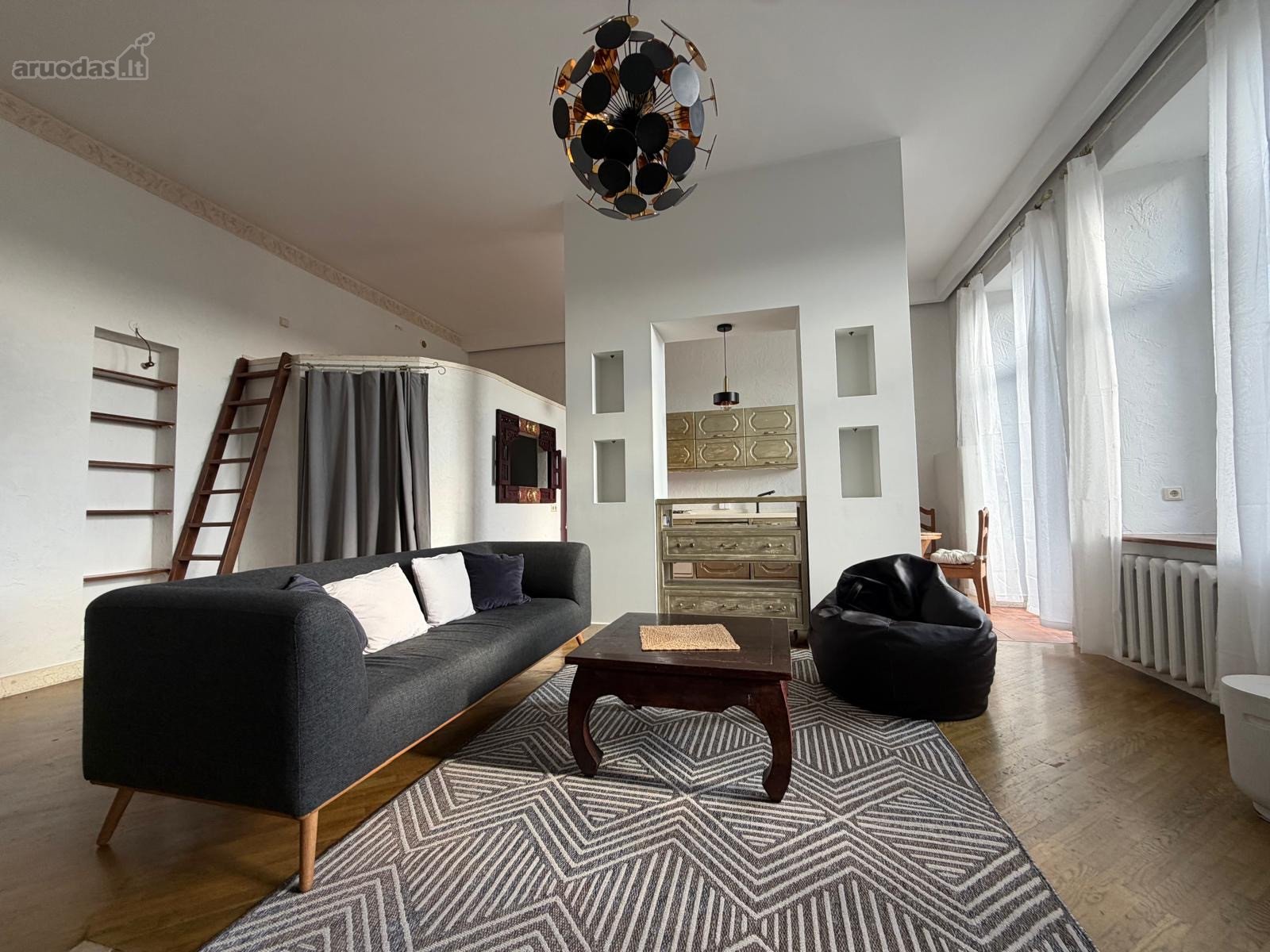 Šviesus 72 M² Butas Su Antresole, Židiniu Ir