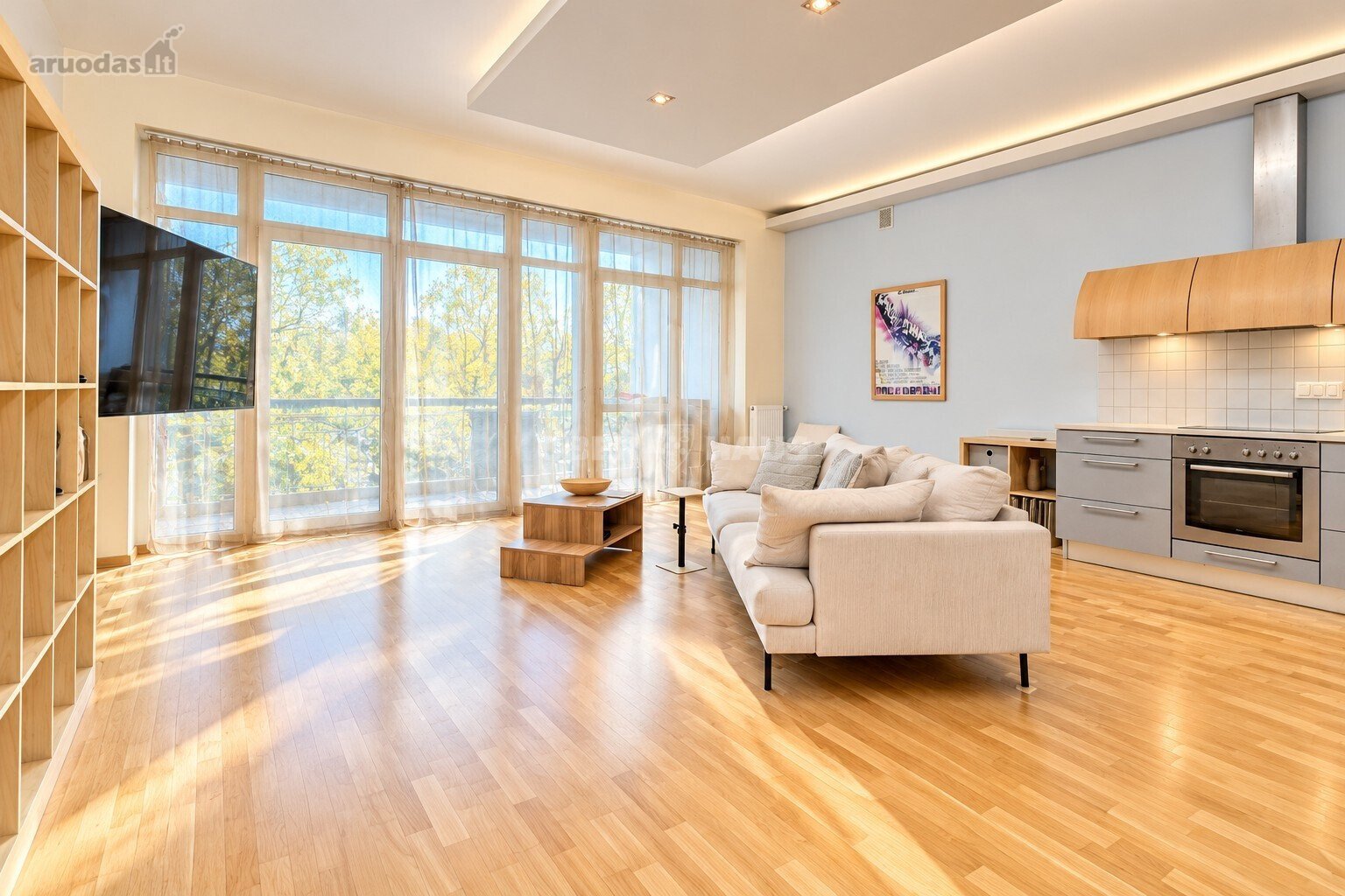 Išnuomojamas 3 kambarių, 91 m² butas su