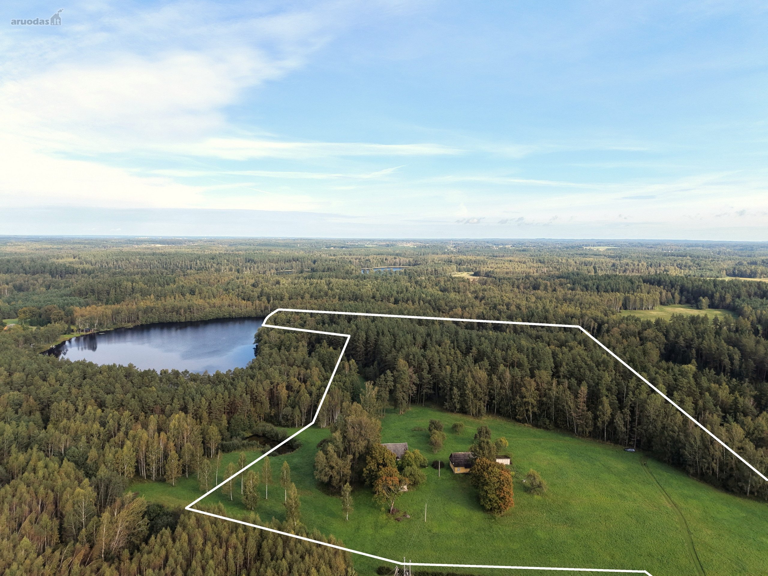 Parduodama Sodyba Su 13,17 Ha Sklypu (9,20 Ha