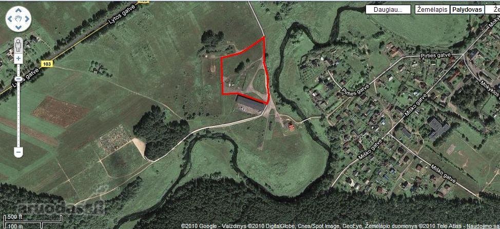 Parduodamas 1,02 ha komercinės paskirties