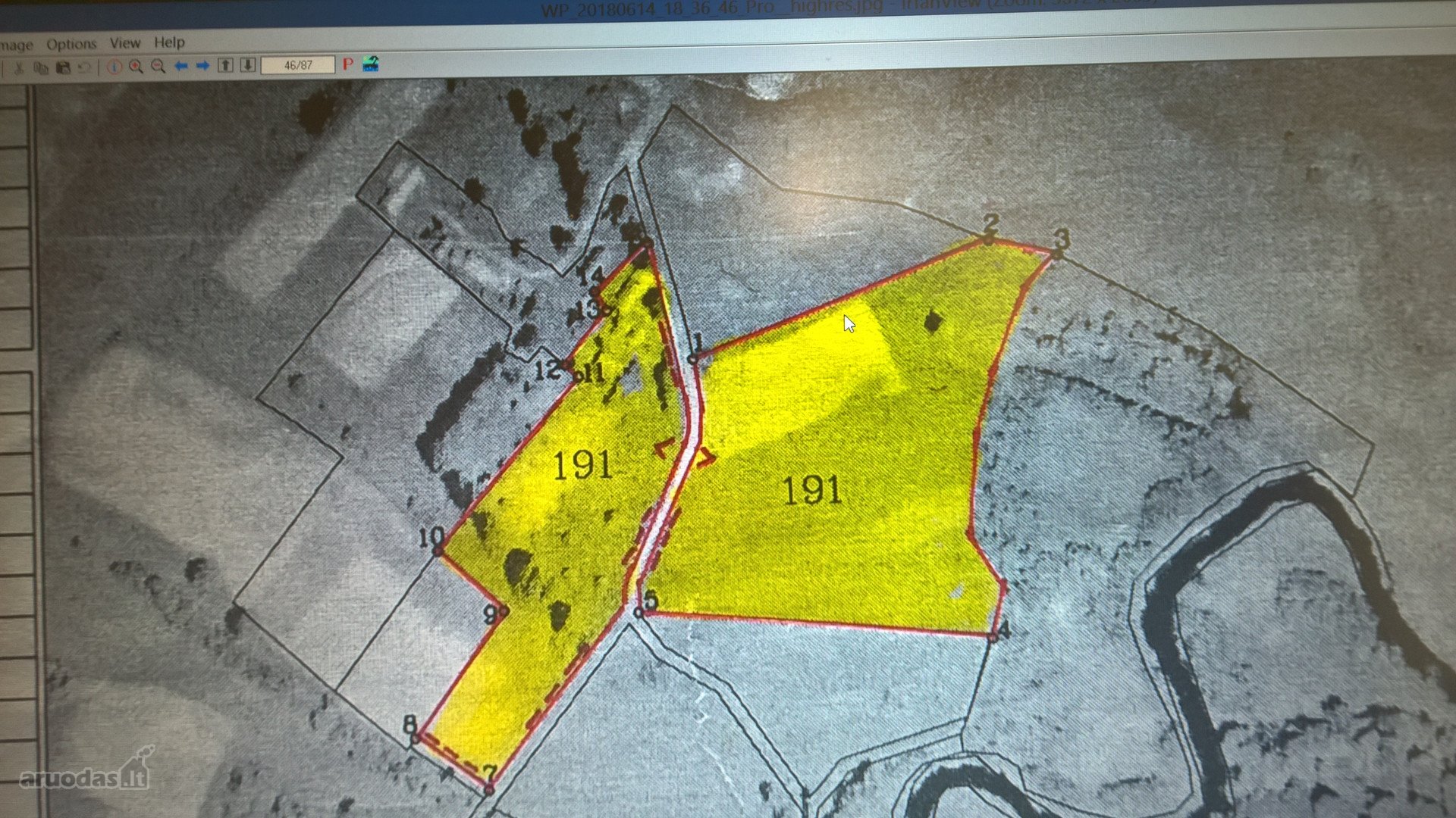 Parduodamas 3,3 ha žemės ūkio paskirties