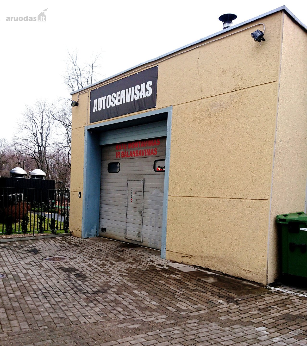 Nuomojamos serviso patalpos/garažas J.