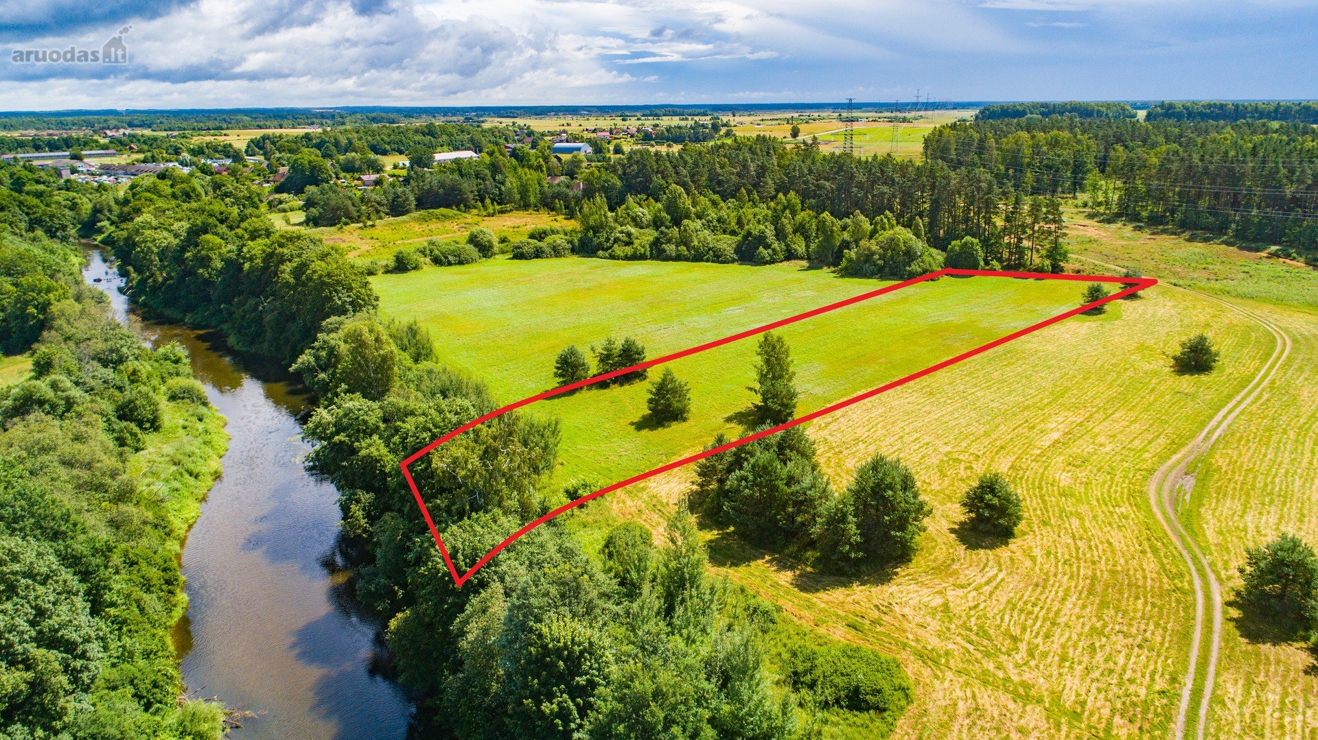 Parduodamas 1,0202 ha žemės ūkio paskirties